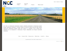 Tablet Screenshot of nccinfra.com